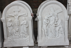 Stations of the Cross real carved Marble  model no m1