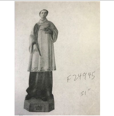 ST Stephen Statue 51" Fynders Keepers