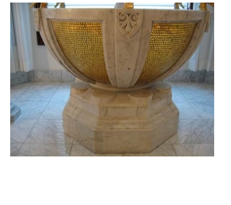 Marble Baptismal Z242