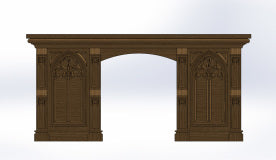 X5470 Gothic Altar with opening