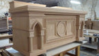 X497942 Gothic Altar in Oak