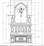 X24848 Altar Sanctuary Set, pick your options