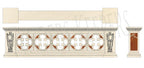 Altar Rail In Marble X2556
