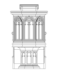 Pulpit X4875050 Oak