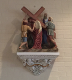 X248 New Hand Painted Fiberglass Stations of the Cross