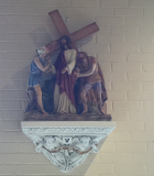 X248 New Hand Painted Fiberglass Stations of the Cross