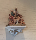 X248 New Hand Painted Fiberglass Stations of the Cross