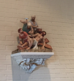 X248 New Hand Painted Fiberglass Stations of the Cross