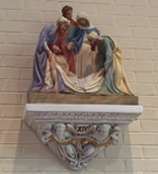 X248 New Hand Painted Fiberglass Stations of the Cross