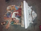 X248 New Hand Painted Fiberglass Stations of the Cross