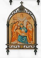Stations of the Cross in Wood X2548