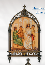 Stations of the Cross in Wood X2548