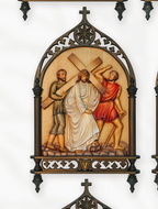 Stations of the Cross in Wood X2548