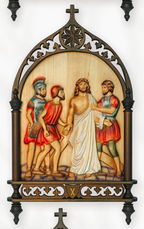 Stations of the Cross in Wood X2548