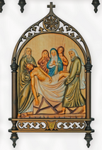 Stations of the Cross in Wood X2548