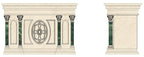 Altar X258b Marble Altar Set
