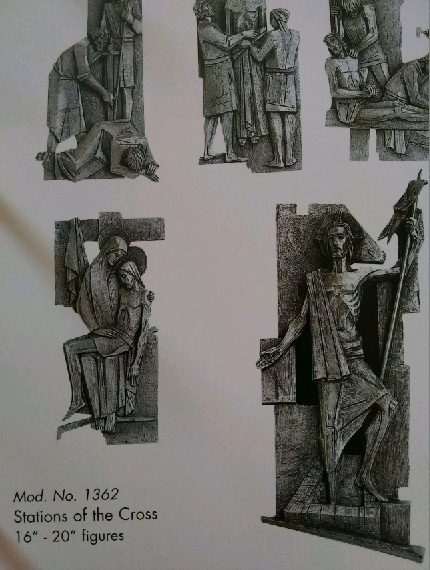 Stations of the Crosss Metal finish x1362
