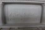 Stunning marble Altar w/ Last Supper x14475