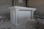 Stunning marble Altar w/ Last Supper x14475