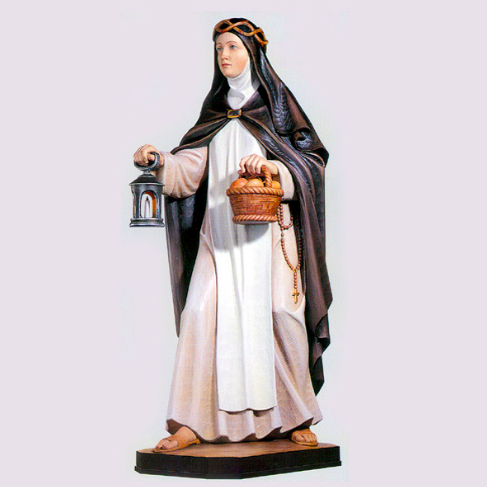 Saint Catherine of Siennaj statue by Demetz