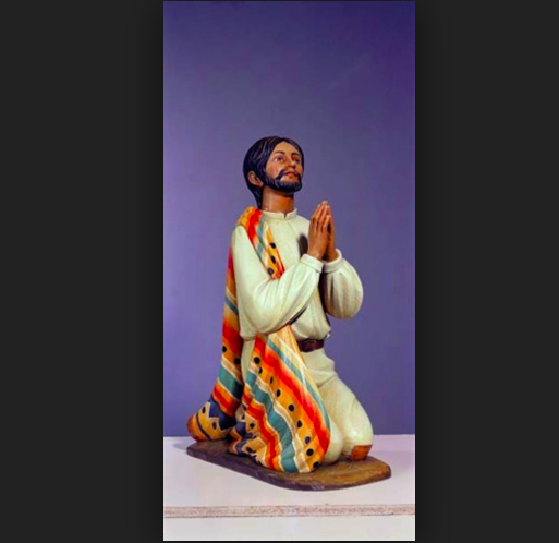 Juan Diego- Kneeling