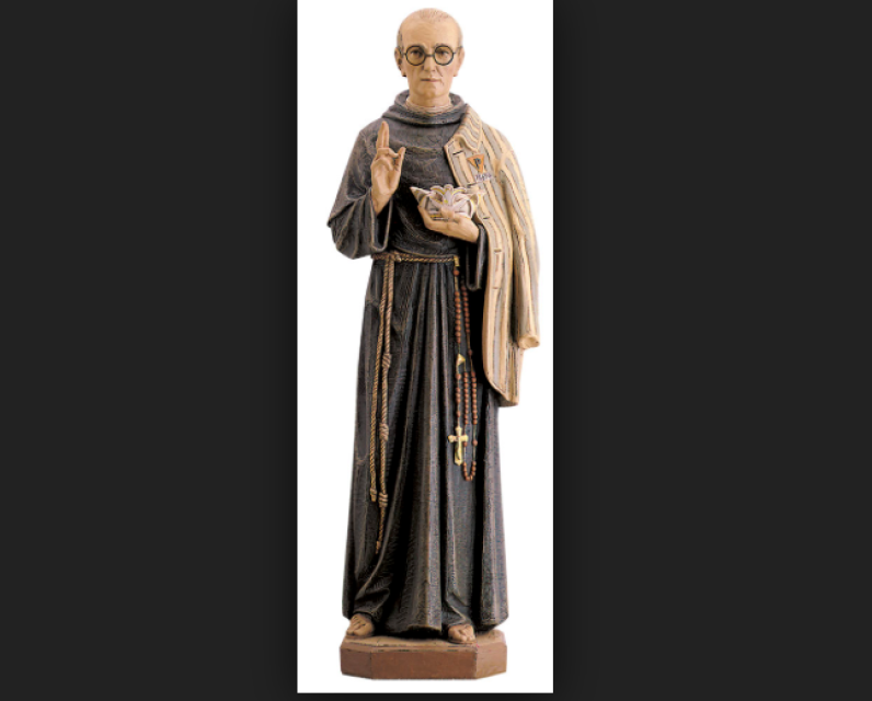 St Maximilian Kolbe Statue By Demetz