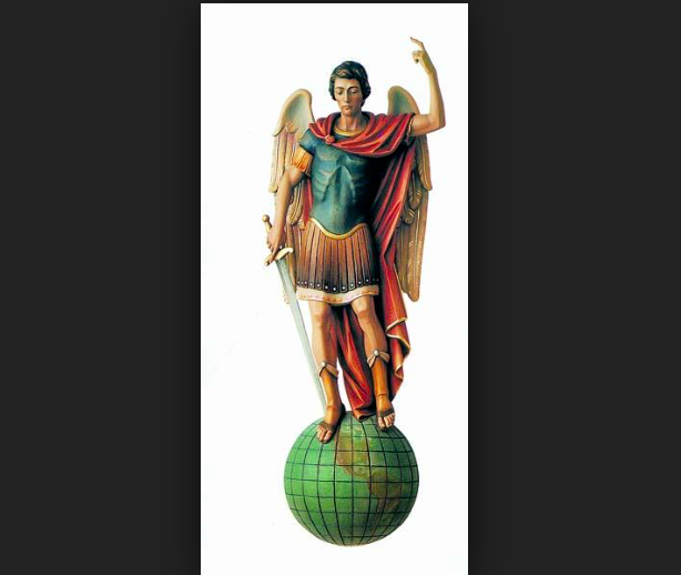 St Michael 3/4 Relief by Demetz