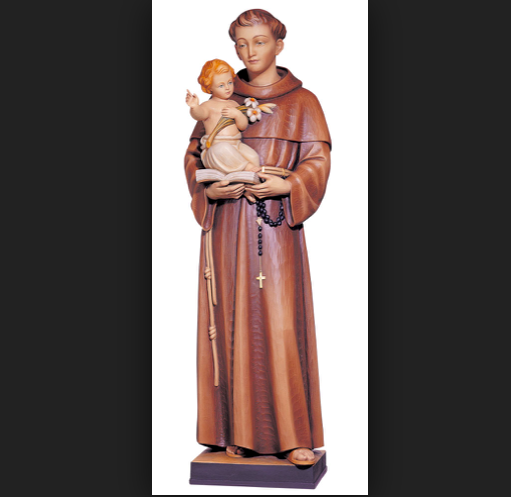 St Anthony w/ Child x347 By Demetz