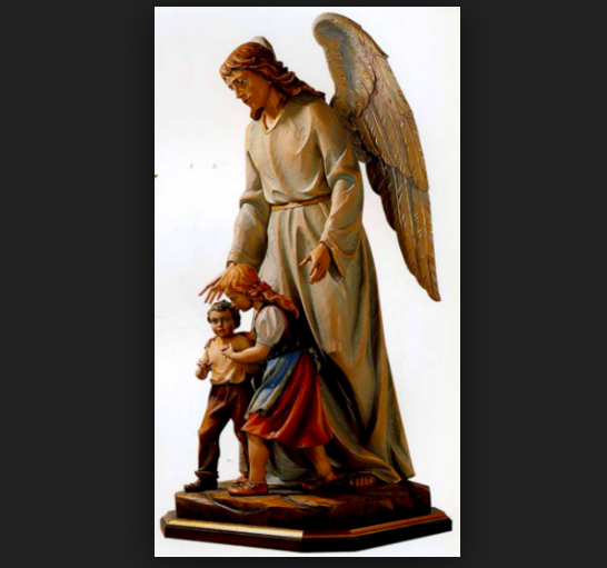 Guardian Angel Statue by Demetz