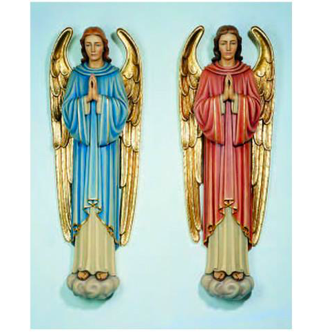 ANGELS 3/4 RELIEF STATUES BY DEMETZ
