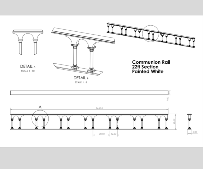Altar Rail  Roman X258066