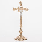 H-44 Scalloped Crucifix