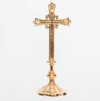 H-44 Scalloped Crucifix