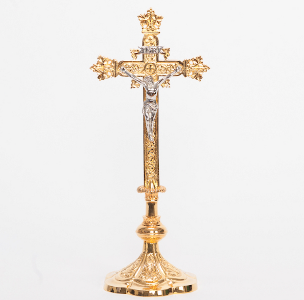 H-44DCAC Double Sided Altar Crucifix Fynders Keepers