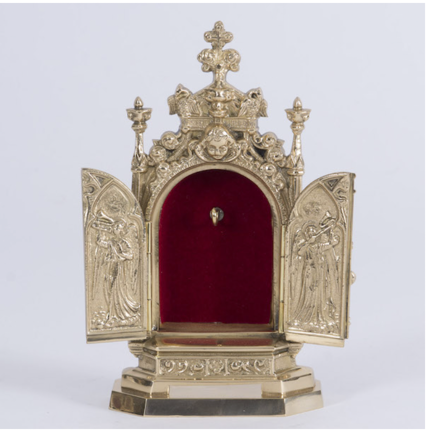 H-46 Gothic Triptych Reliquary