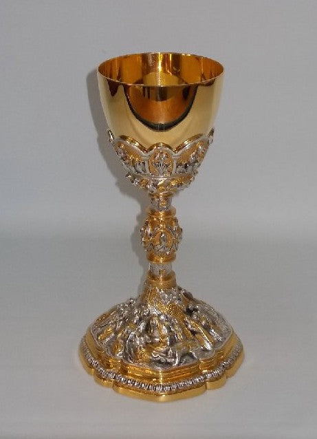 Ornate Gold and Silver Baroque Chalice Model C Fynders Keepers