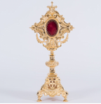 h-9 BRASS Reliquary