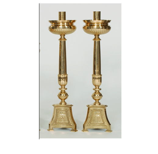 H-104  Candlesticks 23.75"