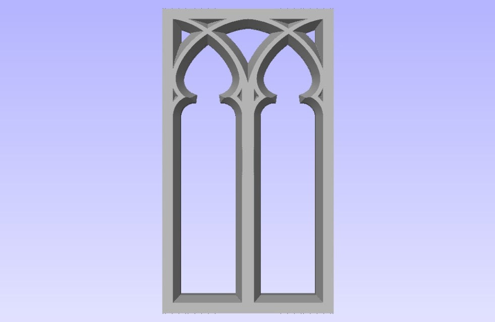 Double Lancet Altar/Railing/Pulpit Panel