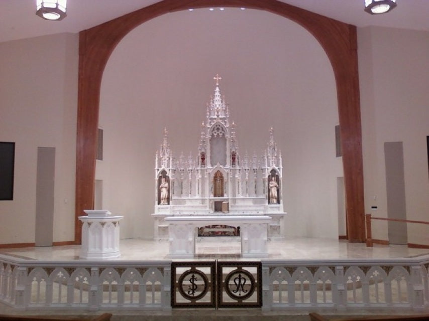 NEW GOTHIC ALTAR RAILING