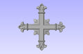 8" Decorative Wood Cross Fynders Keepers