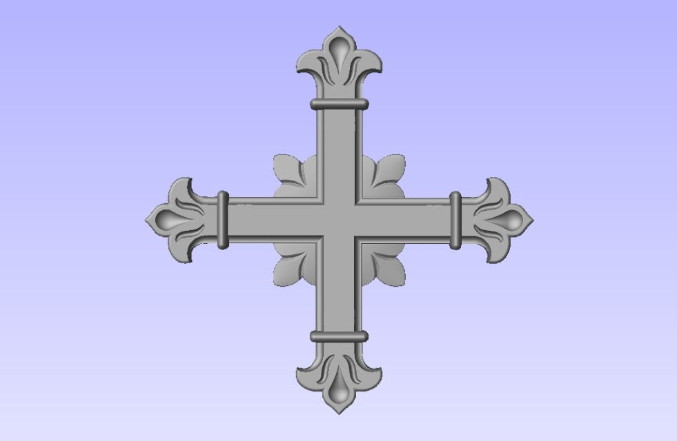 10" Decorative Wood Cross