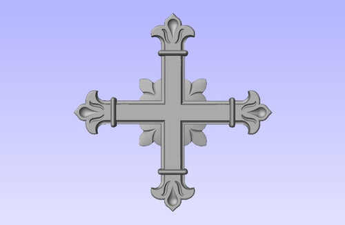10" Decorative Wood Cross Fynders Keepers