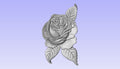 6" ROSE IN WOOD Fynders Keepers