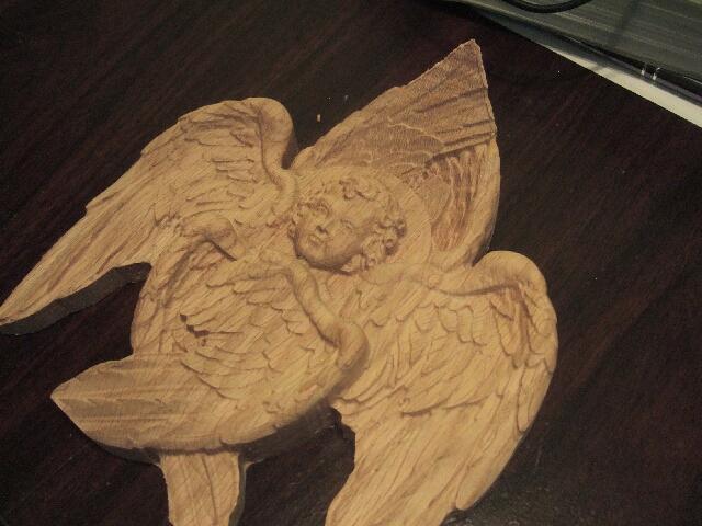 Carved Angel Relief X258