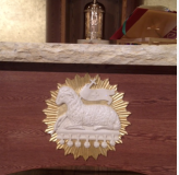 Carved Lamb w/ Rays 20" new Fynders Keepers