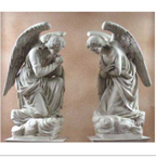 Large Kneeling Adoring Angel Set.