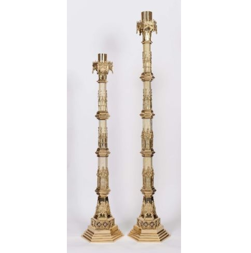 H-110-3WPAS 50" (left) paschal candlestick