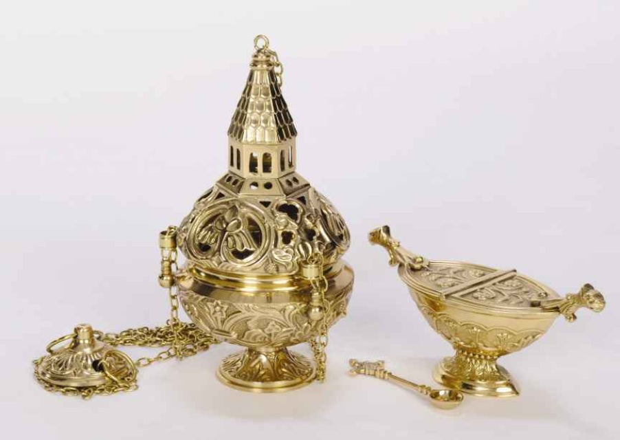 H-67 Baroque Church Steeple Censer
