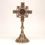 H-72  Cross Reliquary 12.5"